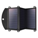 Ładowarka Choetech SC001 solarna składana 19W 2x USB-A - czarna