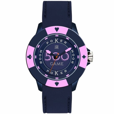 Unisex Watch Light Time POKER (Ø 41 mm)