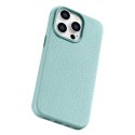 ICarer Litchi Premium Leather Case skórzane etui iPhone 14 Pro magnetyczne z MagSafe zielony (WMI14220710-GN)