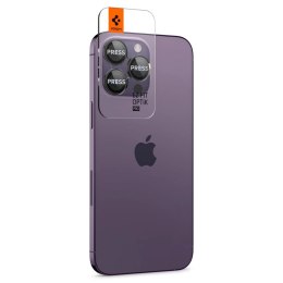 Osłona aparatu Spigen Glas.tR EZ Fit Optik Camera Protector na iPhone 14 Pro / Pro Max / 15 Pro / Pro Max - czarna 2 szt.