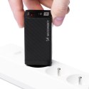 Wozinsky ładowarka GaN 65W z portami USB, USB C wspiera QC 3.0 PD czarna (WWCG01)