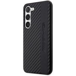 Etui AMG Carbon Stripe&Embossed na Samsung Galaxy S23+ - czarne