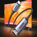 Kabel USB C - HDMI 2.1 8K 60Hz 1.5m Ugreen CM565 - szary