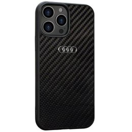 Etui Audi Carbon Fiber na iPhone 13 Pro Max - czarne