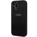 Etui Audi Carbon Fiber na iPhone 13 Pro Max - czarne