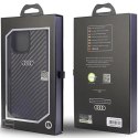 Etui Audi Carbon Fiber na iPhone 13 Pro Max - czarne