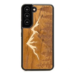 Etui Bewood Góry Imbuia drewniane na Samsung Galaxy S22 - jasnobrązowe