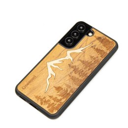 Etui Bewood Góry Imbuia drewniane na Samsung Galaxy S22 - jasnobrązowe