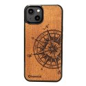 Etui Bewood Traveler Merbau drewniane na iPhone 14 - jasnobrązowe