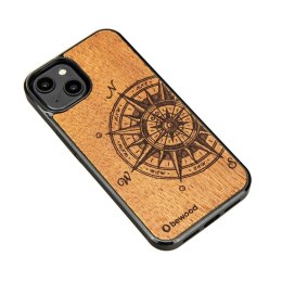 Etui Bewood Traveler Merbau drewniane na iPhone 14 - jasnobrązowe