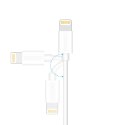 Kabel Choetech IP0027 USB-A - Lightning MFi 1.8m - biały