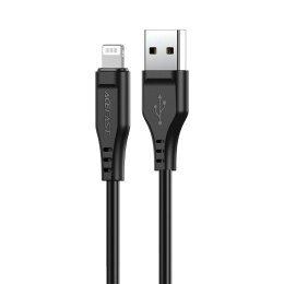 Acefast kabel MFI USB - Lightning 1,2m, 2,4A czarny (C3-02 black)