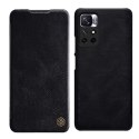 Etui z klapką Nillkin Qin Case do Xiaomi Redmi Note 11T 5G / 11S 5G / 11 5G (China) / Poco M4 Pro 5G - czarne