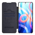 Etui z klapką Nillkin Qin Case do Xiaomi Redmi Note 11T 5G / 11S 5G / 11 5G (China) / Poco M4 Pro 5G - czarne