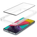 Szkło hartowane Spigen ALM Glass FC na Samsung Galaxy M53 5G - czarne