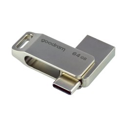 Pendrive 64 GB USB 3.2 Gen 1 USB / USB C OTG ODA3 Goodram - srebrny