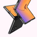 Plating Case etui Samsung Galaxy Z Fold 4 pokrowiec z metaliczną ramką różowe