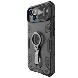 Nillkin CamShield Armor Pro Case etui iPhone 14 Plus pancerny pokrowiec z osłoną na aparat ring podstawka czarne