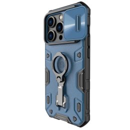 Nillkin CamShield Armor Pro Magnetic Case etui iPhone 14 Pro magnetyczny pokrowiec MagSafe z osłoną na aparat niebieskie