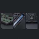 Nillkin CamShield Armor Pro Magnetic Case etui iPhone 14 Pro magnetyczny pokrowiec MagSafe z osłoną na aparat niebieskie