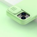 Nillkin CamShield Magnetic Silicone Case etui iPhone 14 Plus magnetyczny MagSafe pokrowiec z osłoną na aparat czarny