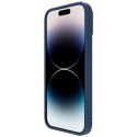 Nillkin CamShield Magnetic Silicone Case etui iPhone 14 Pro Max magnetyczny MagSafe pokrowiec z osłoną na aparat niebieski