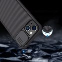 Nillkin CamShield Pro Case etui iPhone 14 Plus pancerny pokrowiec osłona na aparat kamerę niebieski