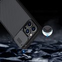 Nillkin CamShield Pro Case etui iPhone 14 Pro Max pancerny pokrowiec osłona na aparat kamerę niebieski