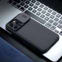 Nillkin CamShield Pro Case etui iPhone 14 Pro Max pancerny pokrowiec osłona na aparat kamerę niebieski