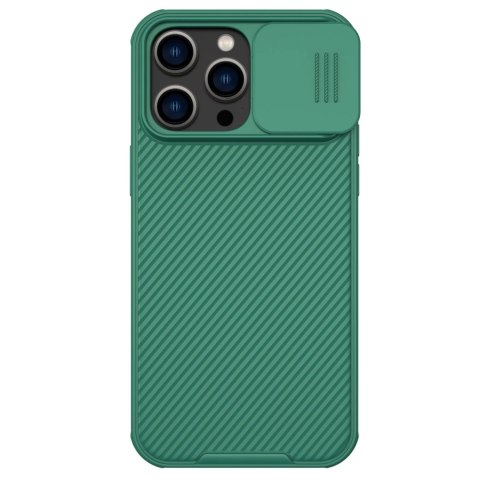 Nillkin CamShield Pro Case etui iPhone 14 Pro Max pancerny pokrowiec osłona na aparat kamerę zielony