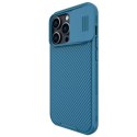 Nillkin CamShield Pro Magnetic Case etui iPhone 14 Pro Max pokrowiec osłona na aparat kamerę niebieski (z MagSafe)