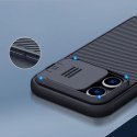 Nillkin CamShield Pro Magnetic Case etui iPhone 14 Pro Max pokrowiec osłona na aparat kamerę niebieski (z MagSafe)