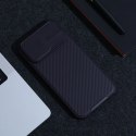 Nillkin CamShield Pro Magnetic Case etui iPhone 14 Pro Max pokrowiec osłona na aparat kamerę niebieski (z MagSafe)