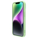 Nillkin CamShield Silky Silicone Case etui iPhone 14 Plus pokrowiec z osłoną na aparat zielony