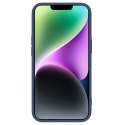 Nillkin CamShield Silky Silicone Case etui iPhone 14 pokrowiec z osłoną na aparat niebieski