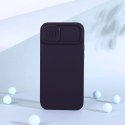 Nillkin CamShield Silky Silicone Case etui iPhone 14 pokrowiec z osłoną na aparat zielony