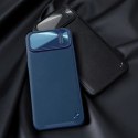 Nillkin CamShield Leather S Case etui iPhone 14 Pro Max pokrowiec z osłoną na aparat zielone