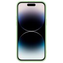 Nillkin CamShield Silky Silicone Case etui iPhone 14 Pro Max pokrowiec z osłoną na aparat zielony