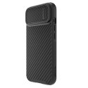 Nillkin Synthetic Fiber S Case etui iPhone 14 Plus z osłoną na aparat czarny