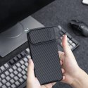 Nillkin Synthetic Fiber S Case etui iPhone 14 Pro Max z osłoną na aparat czarny