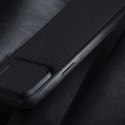 Nillkin Synthetic Fiber S Case etui iPhone 14 Pro Max z osłoną na aparat czarny