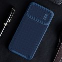 Nillkin Textured S Case etui iPhone 14 Plus pancerny pokrowiec z osłoną na aparat niebieskie