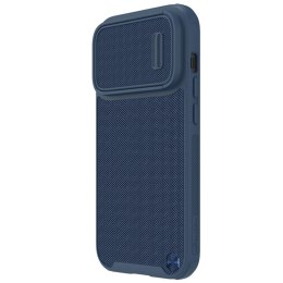 Nillkin Textured S Case etui iPhone 14 Pro Max pancerny pokrowiec z osłoną na aparat niebieski