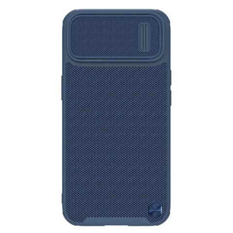 Nillkin Textured S Case etui iPhone 14 pancerny pokrowiec z osłoną na aparat niebieski