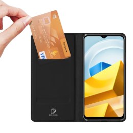 Dux Ducis Skin Pro etui Xiaomi Poco M5 portfel kabura pokrowiec z klapką czarny