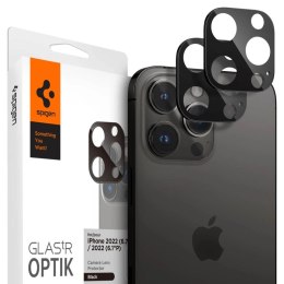 Osłona aparatu Spigen Optik.tR Camera Protector na iPhone 14 Pro / Pro Max / 15 Pro / Pro Max - czarna 2 szt.