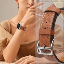 Strap Leather skórzany pasek Apple Watch Ultra, SE, 9, 8, 7, 6, 5, 4, 3, 2, 1 (49, 45, 44, 42 mm) opaska bransoleta brązowy