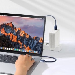 Kabel Joyroom A4 USB-C / USB-C 100W 1.2m z wyświetlaczem - niebieski