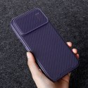 Nillkin CamShield S Case etui iPhone 14 Pro Max pancerny pokrowiec osłona na aparat fioletowe