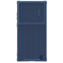 Nillkin Textured S Case etui Samsung Galaxy S23 Ultra pancerny pokrowiec z osłoną na aparat niebieskie